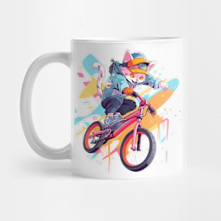 cat biker Mug